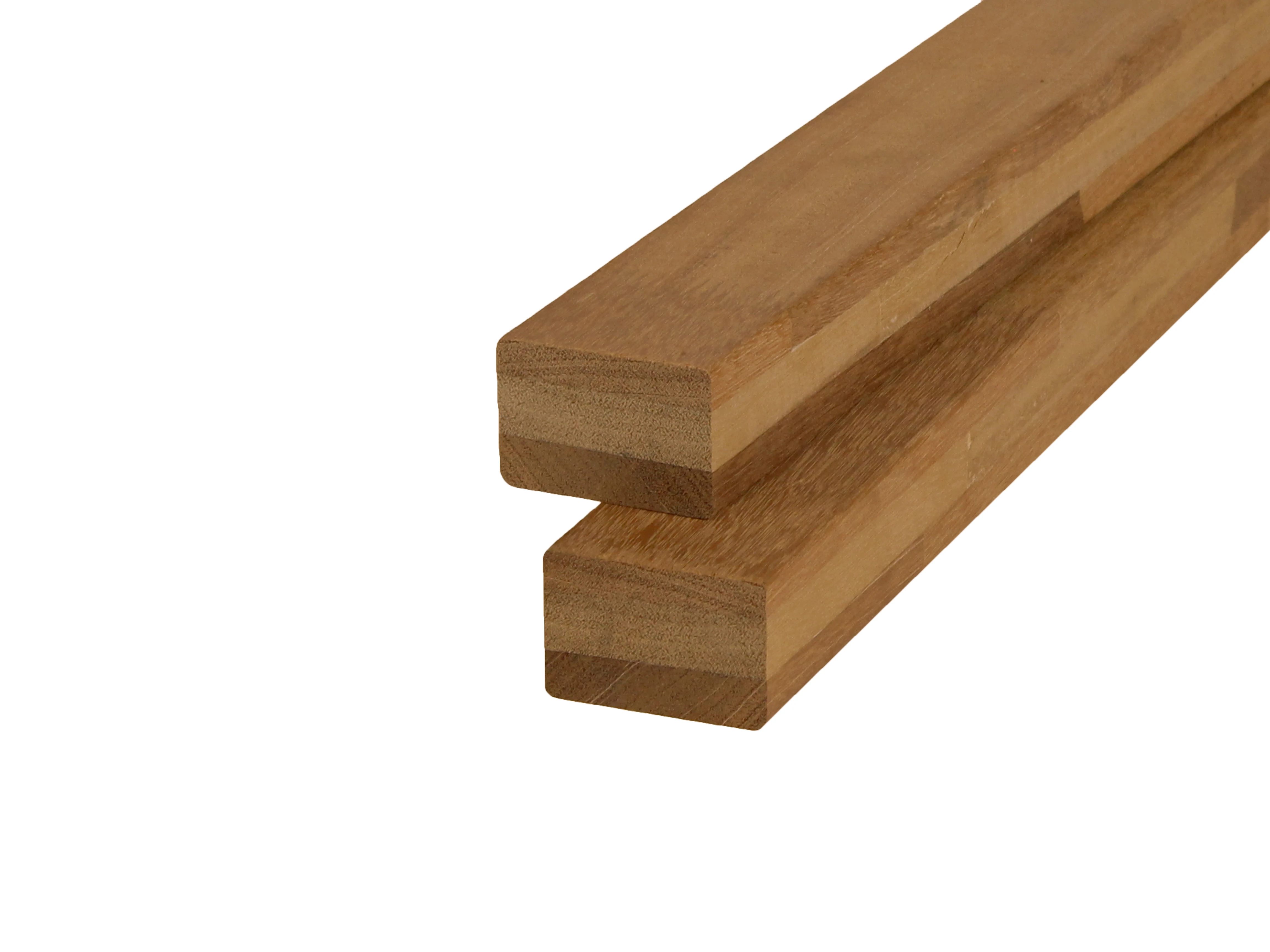 Hardhout Bankirai Regel 4 x 6 cm (40 x 60 mm) Gelamineerd - Lengte 290 cm - Afbeelding 1
